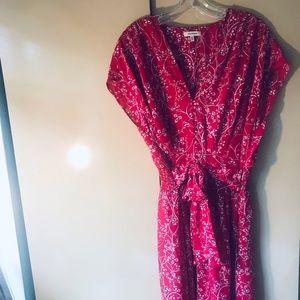 Max Studio Cap Sleeve Red Dress - SZ - L